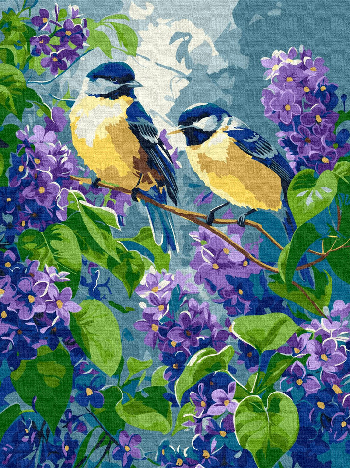 Painting by Numbers kit Spring duet KHO6654