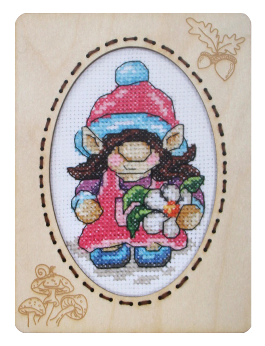 Counted Cross-Stitch Kit Gnomes 6659
