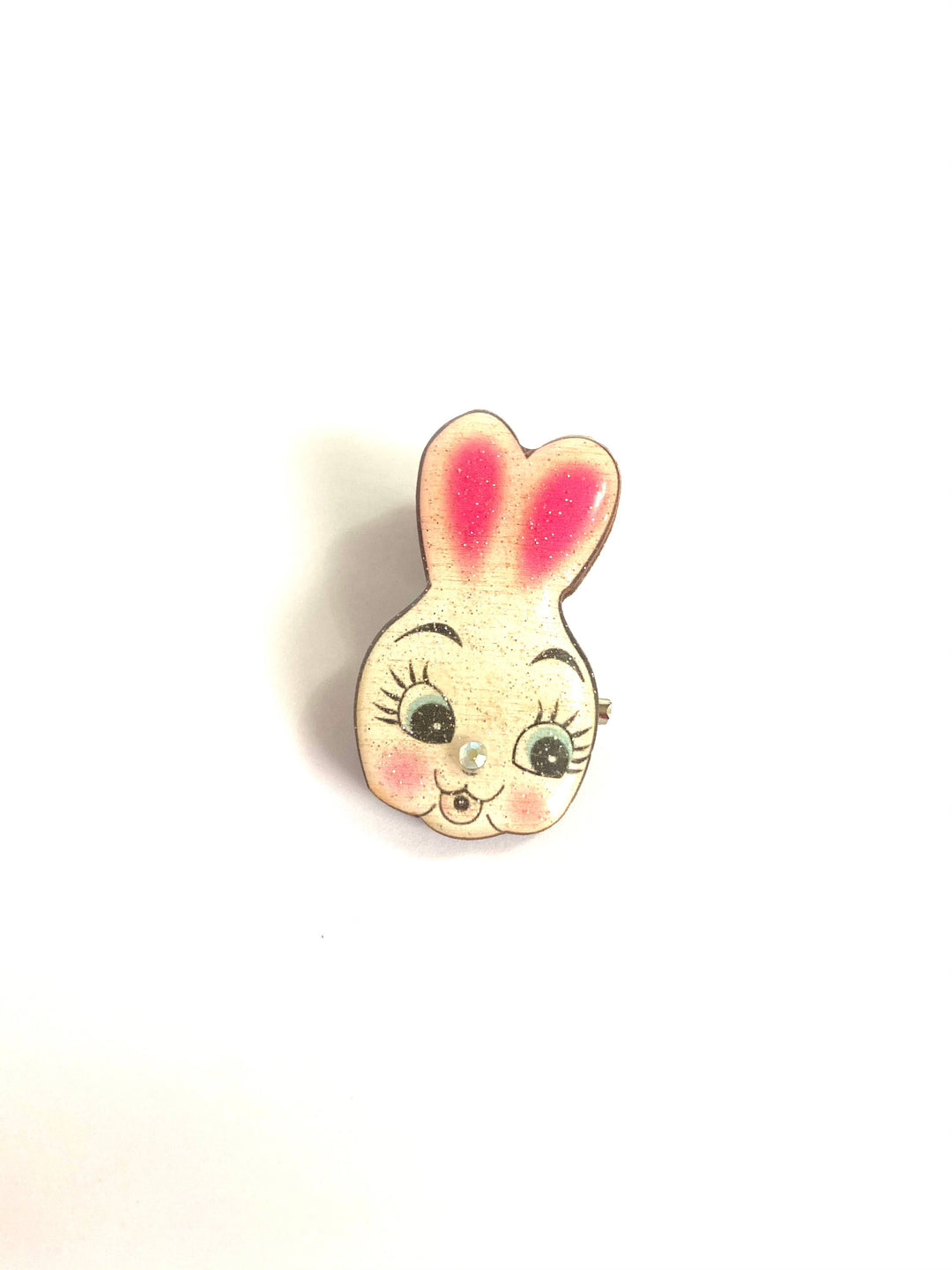 Dainty Easter Rabbit Pin/ Brooch by Rosie Rose Parker