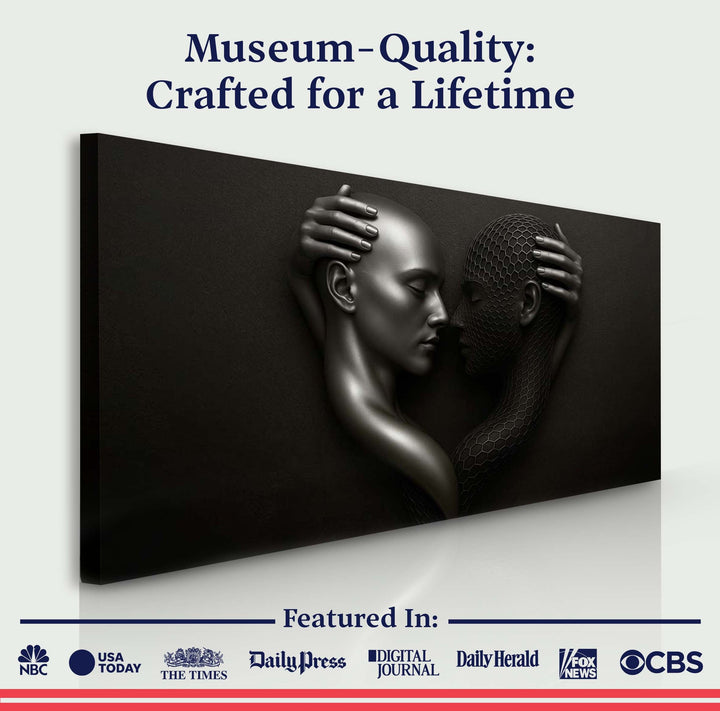 Eternal Love Figure Abstract Wall Art III