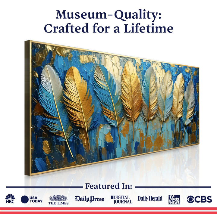 Confetti Sky Impasto Wall Art