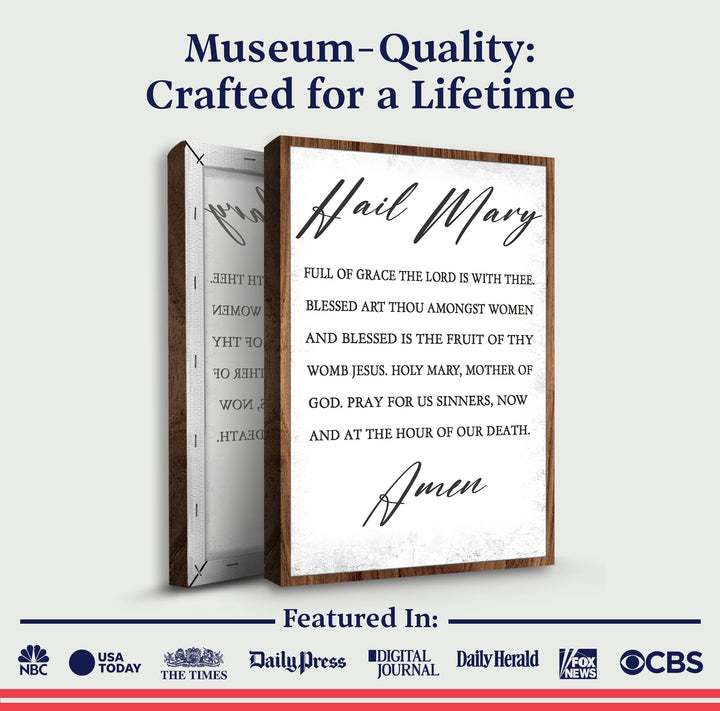 The Hail Mary Faith Sign