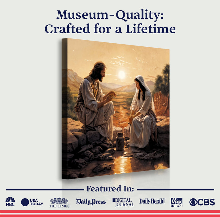 Samaritan at the Well Faith Wall Art III