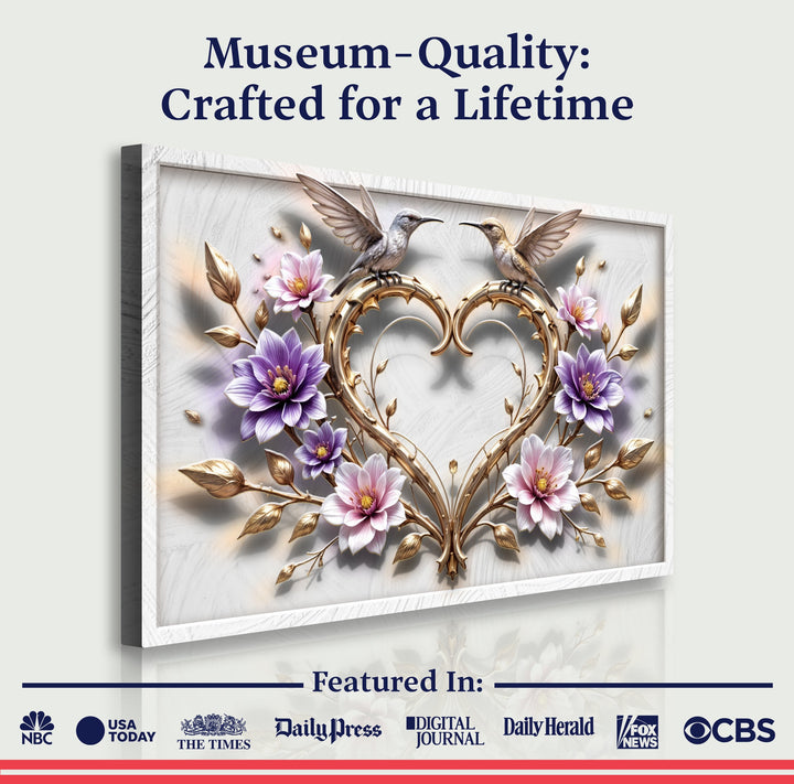 3D Hummingbirds Wall Art V