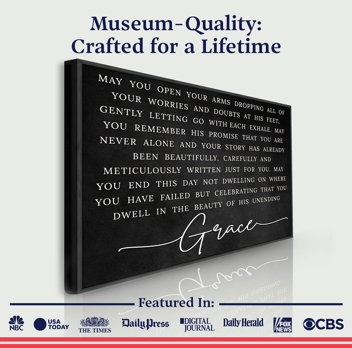 Unending Grace Faith Sign