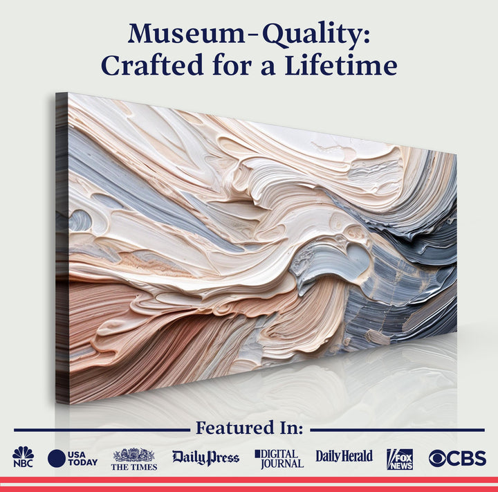 Rough Minimalist Impasto Wall Art