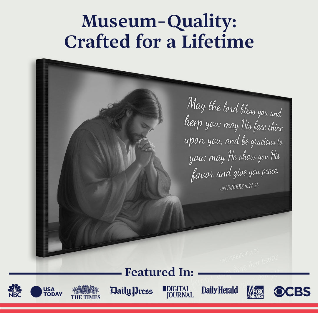 Numbers 6:24-26 - May The Lord Bless You Faith Sign III