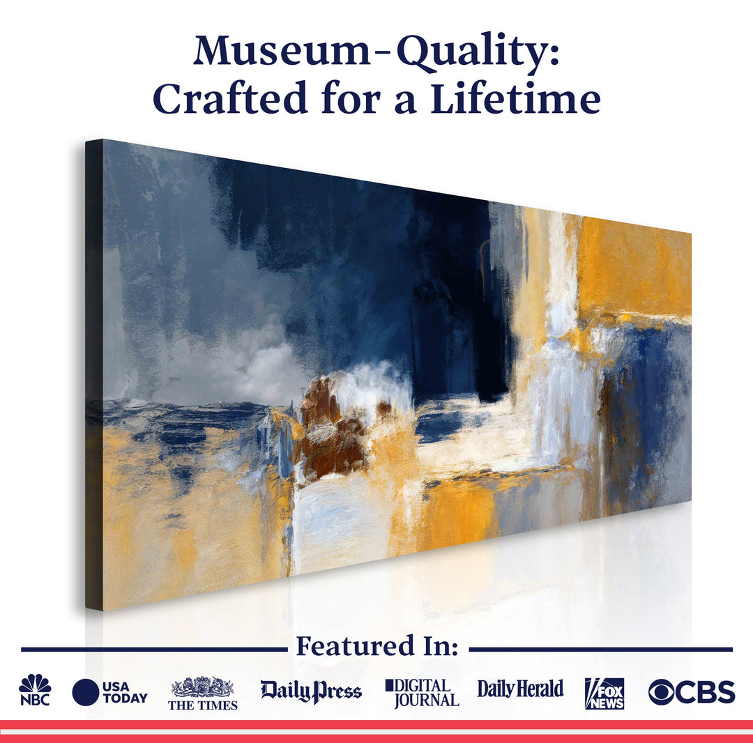 Abstract Geometric Lines Wall Art IV