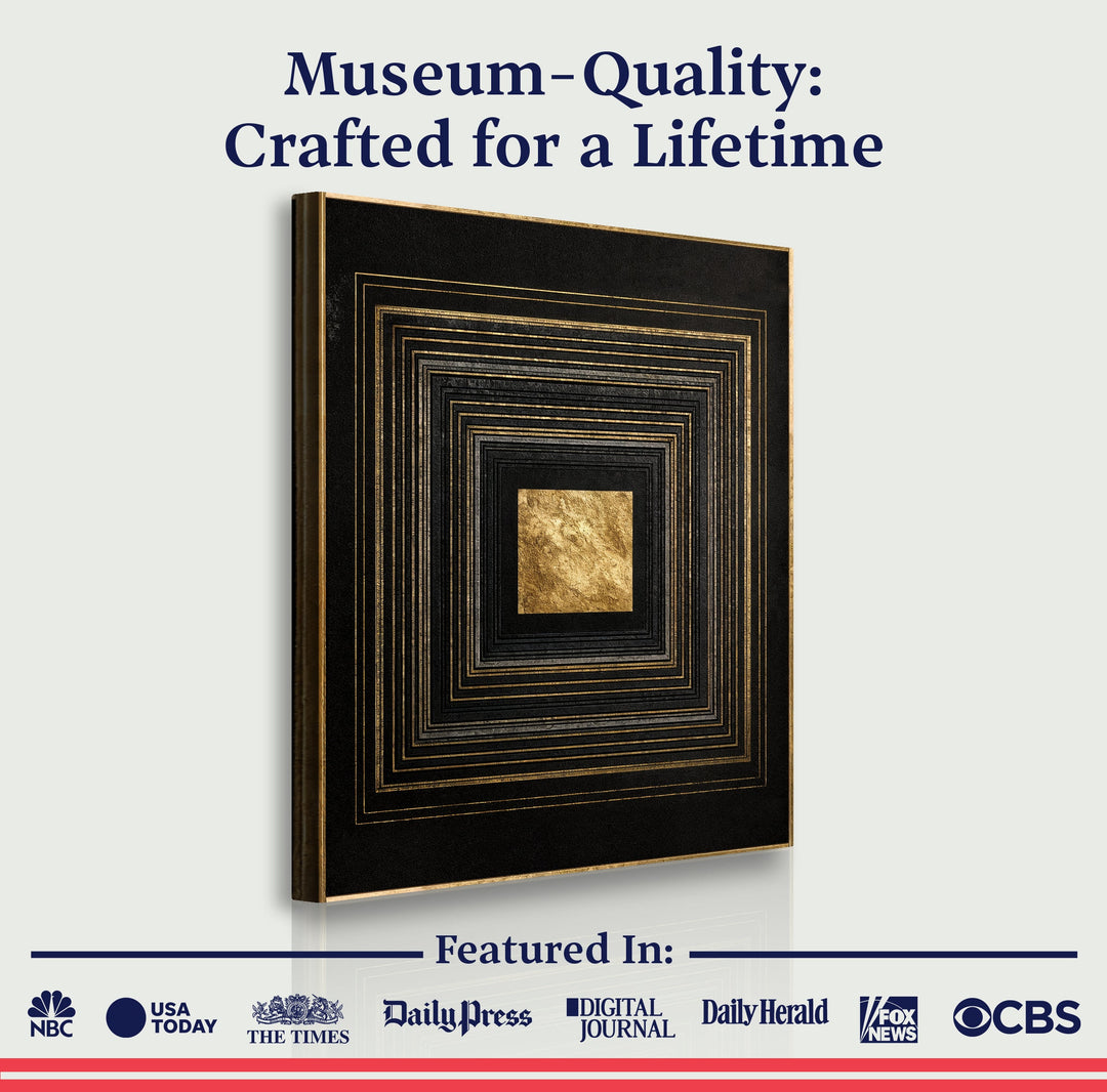 Black And Gold Core Wall Art