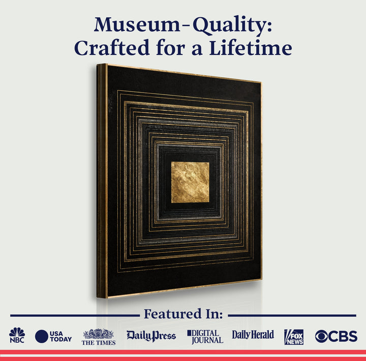 Black And Gold Core Wall Art