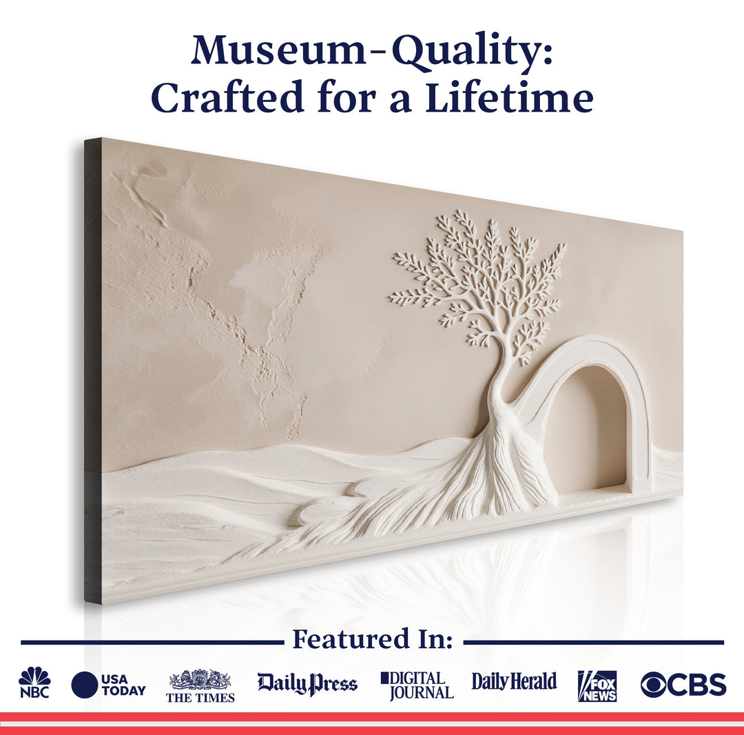 He Is Risen Abstract Wall Art