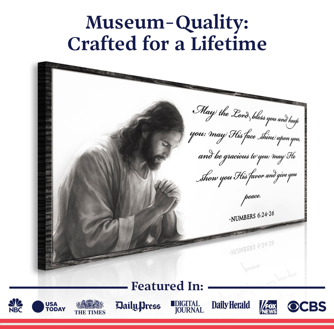 Numbers 6:24-26 - May The Lord Bless You Faith Sign IV