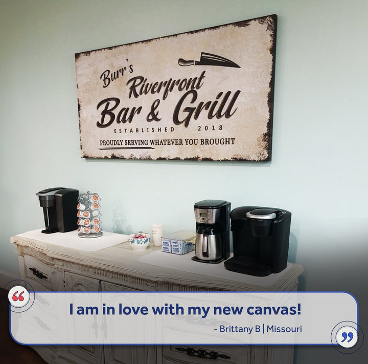 Backyard Bar & Grill Sign XVI