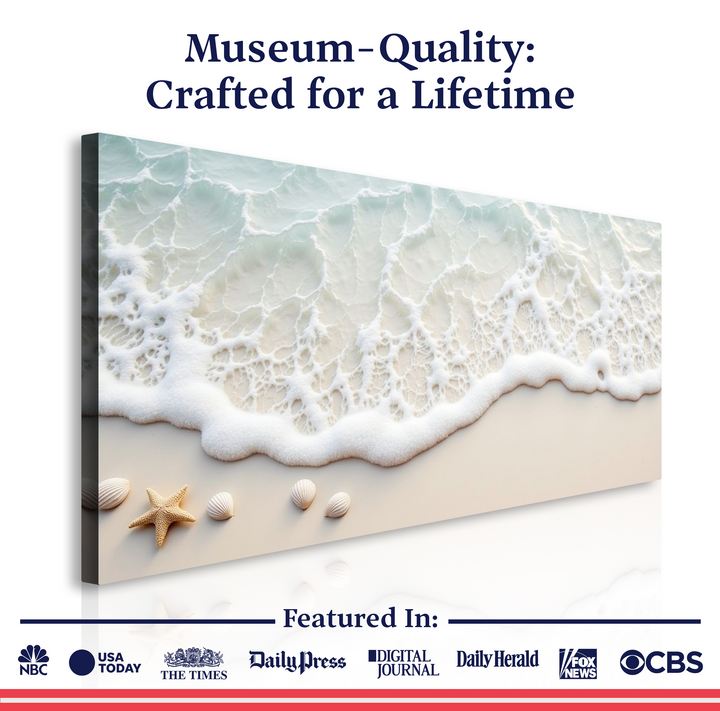 Serene Ocean Wave Coastal Wall Art X