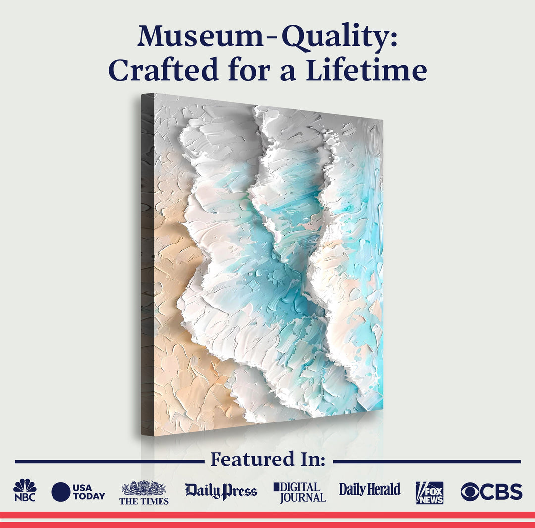 Blue Ocean Coastal Wall Art IV