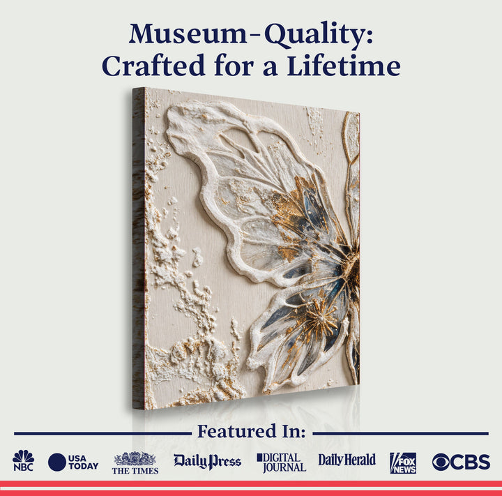 Half Butterfly Wall Art