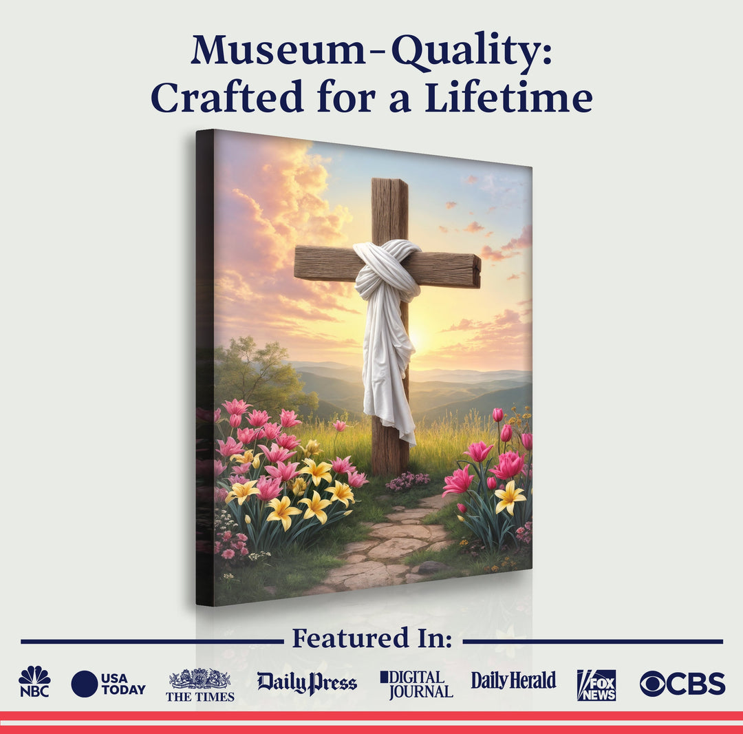 Minimalist Cross Faith Wall Art III