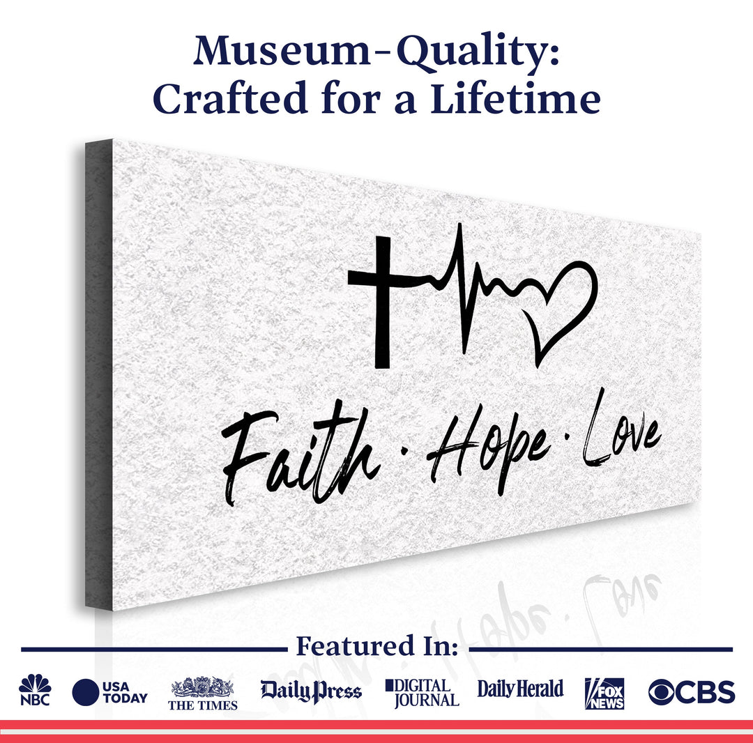 Faith, Hope, Love Faith Wall Art II