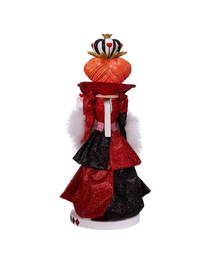 17.5"HOLLYWOOD QUEEN OF HEART NUTCRACKER