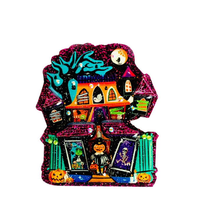 Big Spooky House Brooch by Rosie Rose Parker