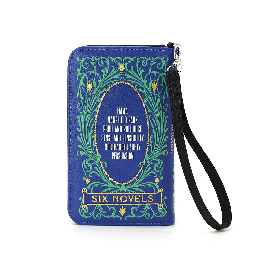 Jane Austen Novels Book Wallet Wristlet