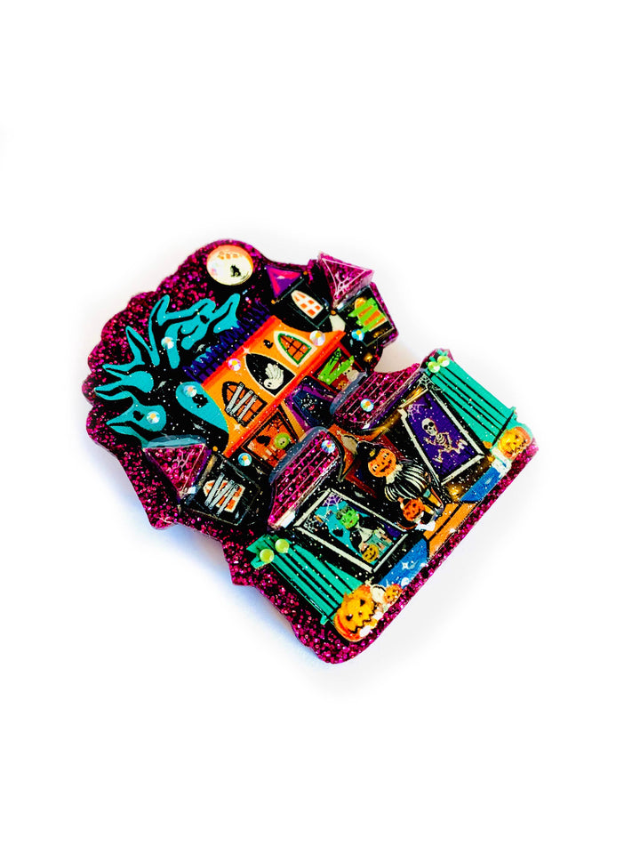 Big Spooky House Brooch by Rosie Rose Parker