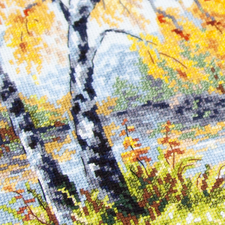 Golden October Counted Cross Stitch Kit by Magic Needle 70-02