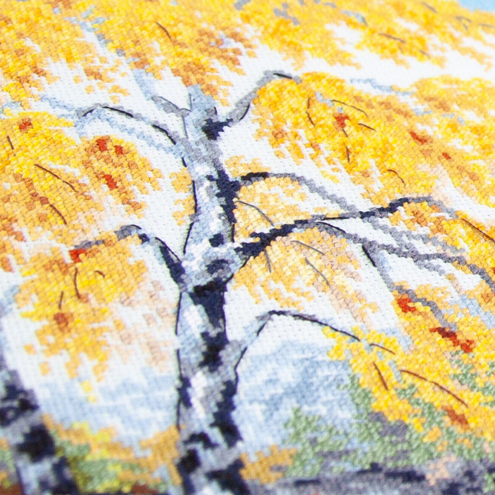 Golden October Counted Cross Stitch Kit by Magic Needle 70-02