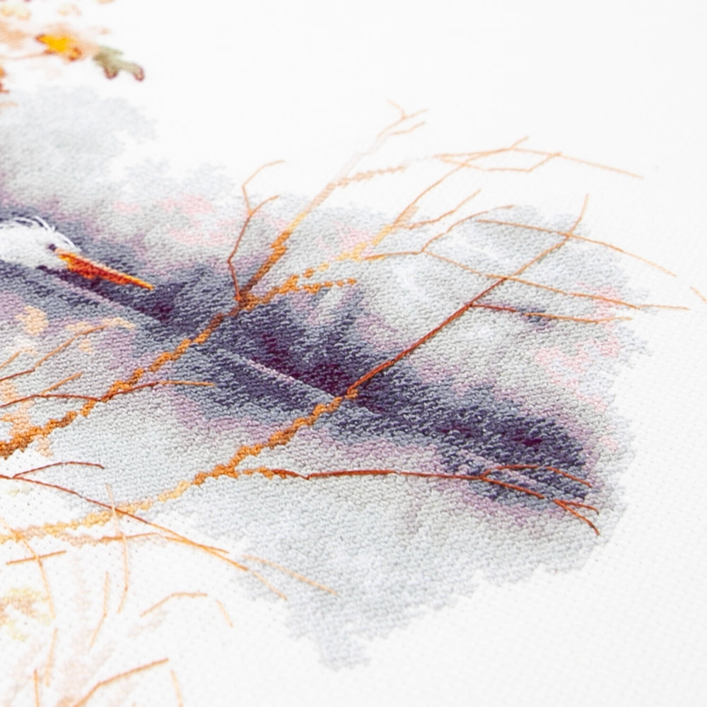 White Heron 70-09 Counted Cross-Stitch Kit