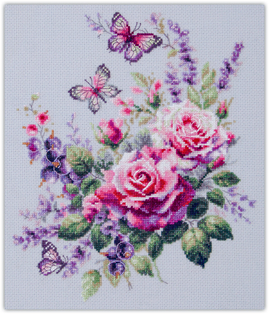 Happy Garden 70-13 Counted Cross-Stitch Kit