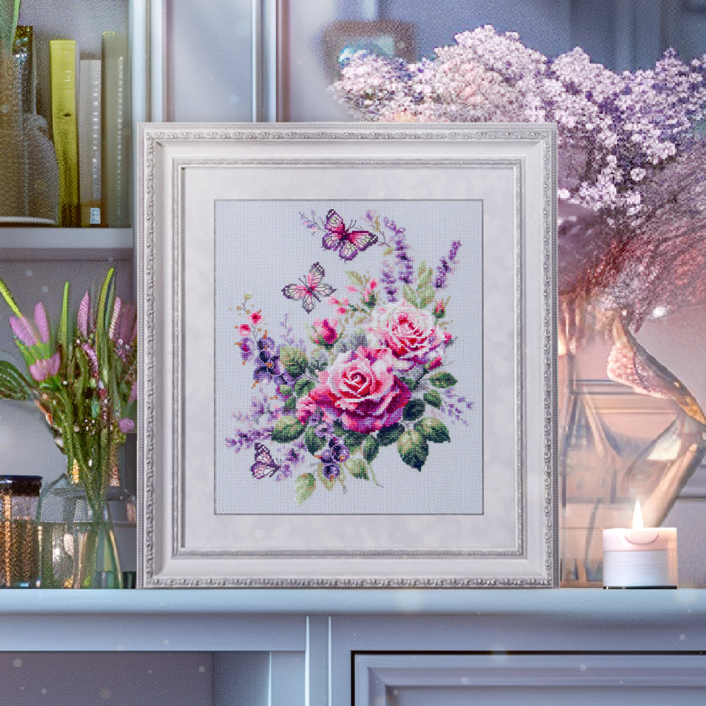 Happy Garden 70-13 Counted Cross-Stitch Kit