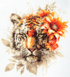 Bengal Tiger Counted Cross Stitch Kit by Magic Needle 70-21