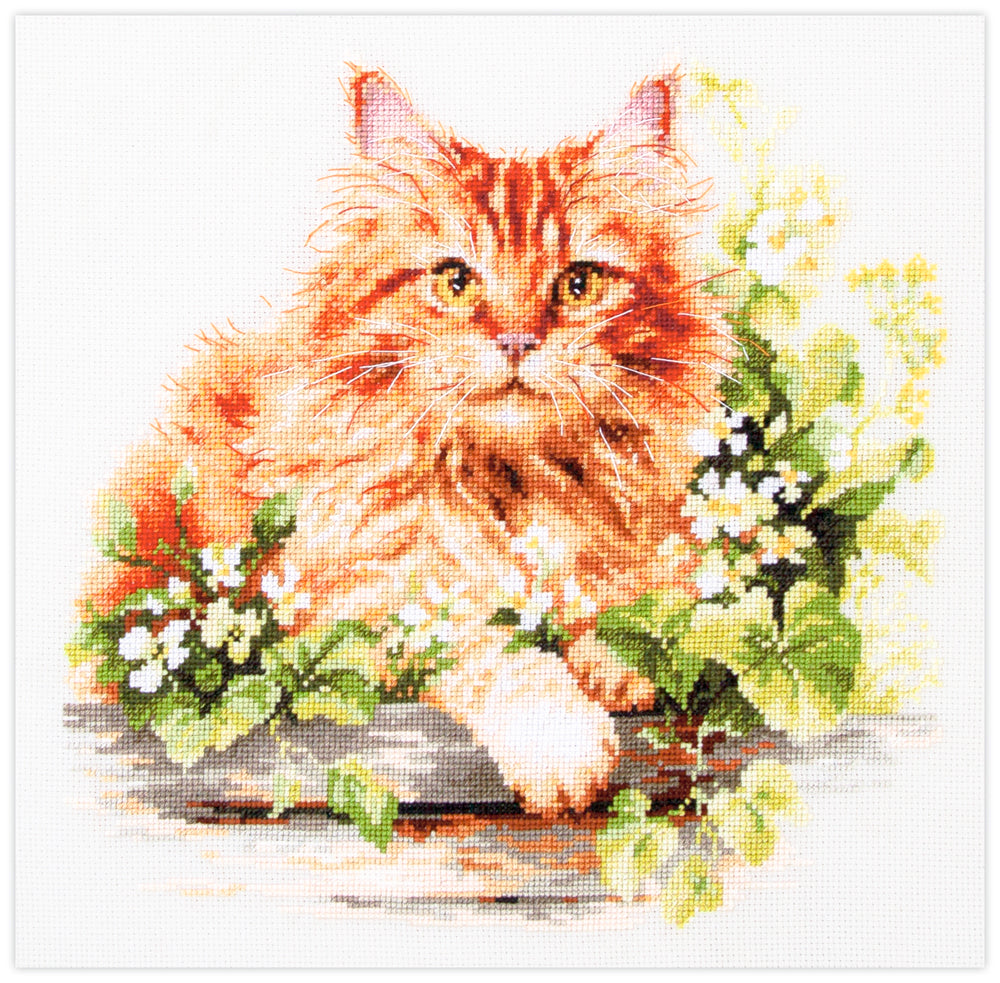 The Ginger Cat 70-22 Counted Cross-Stitch Kit