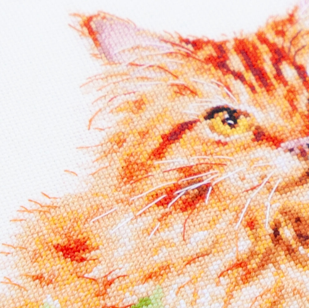 The Ginger Cat 70-22 Counted Cross-Stitch Kit