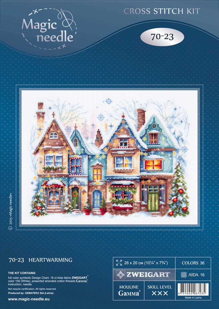 Heartwarming Counted Cross Stitch Kit by Magic Needle 70-23