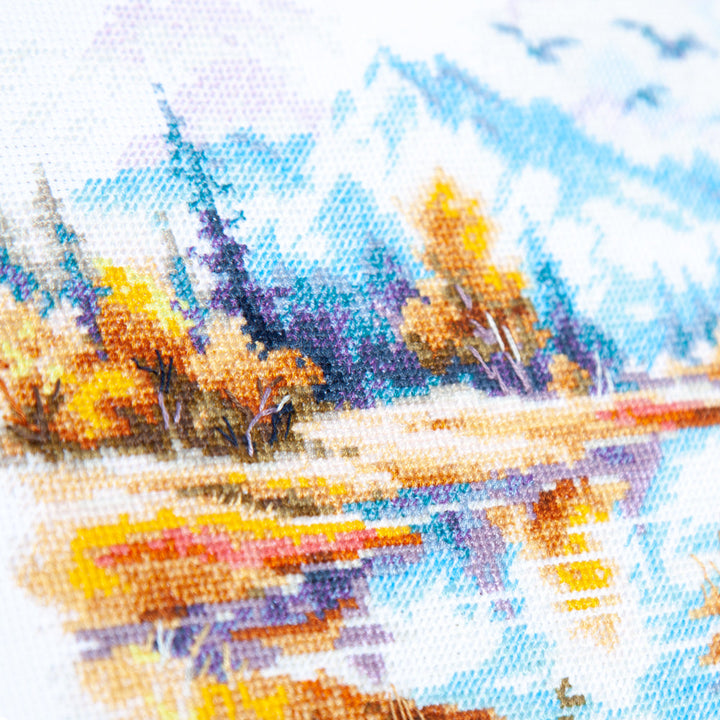 Silence and Coolness Counted Cross Stitch Kit by Magic Needle 70-27