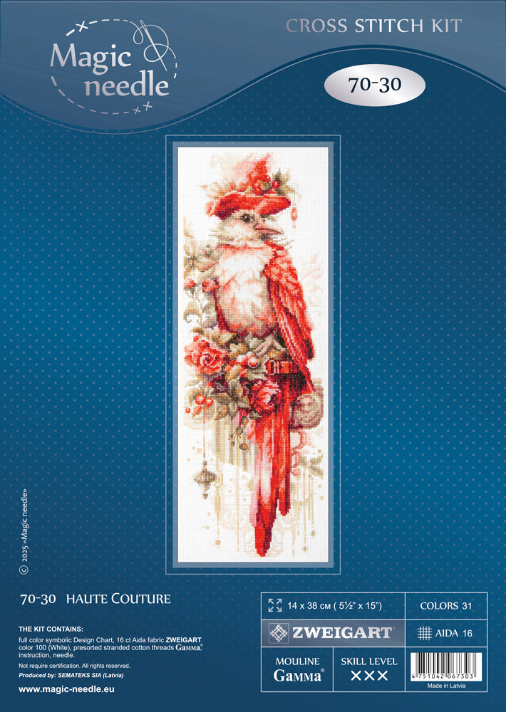 Haute –°Outure Counted Cross Stitch Kit by Magic Needle 70-30
