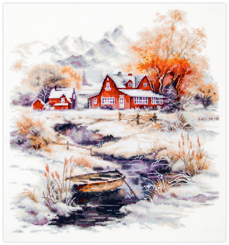 The Breath of November Counted Cross Stitch Kit by Magic Needle 70-31