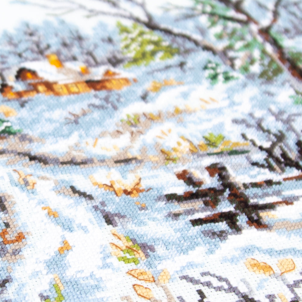 Frosty Day Counted Cross Stitch Kit by Magic Needle 70-33