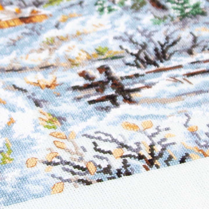 Frosty Day Counted Cross Stitch Kit by Magic Needle 70-33