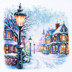 Snow in the City Counted Cross Stitch Kit by Magic Needle 70-35