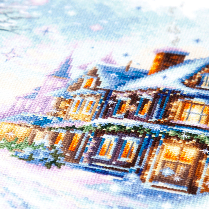 Snow in the City Counted Cross Stitch Kit by Magic Needle 70-35