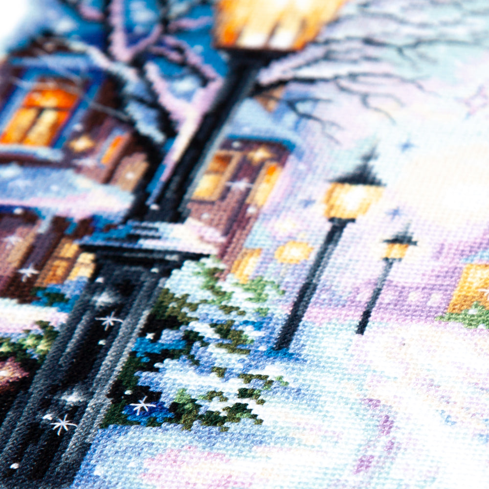 Snow in the City Counted Cross Stitch Kit by Magic Needle 70-35