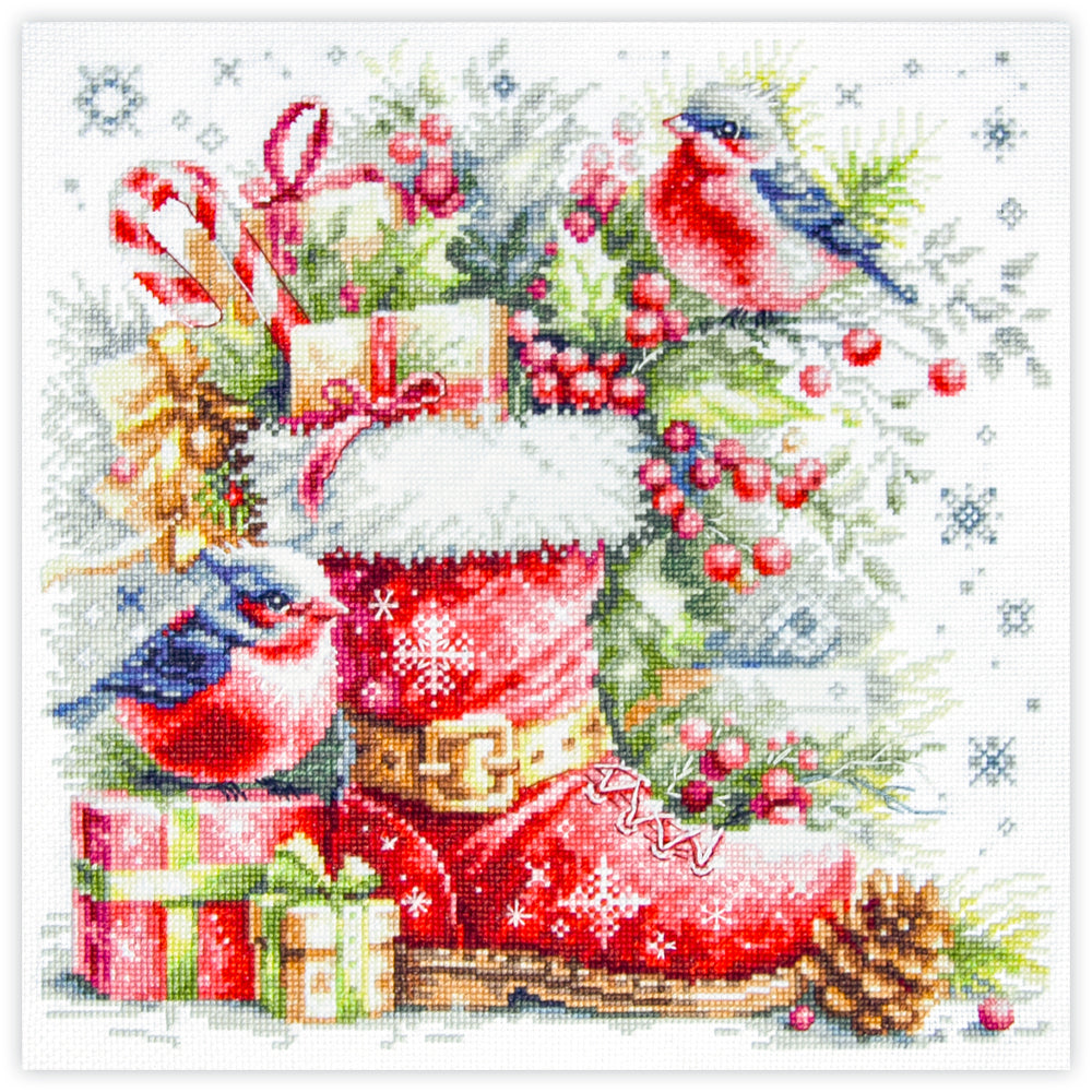 A Cherished Tradition Counted Cross Stitch Kit by Magic Needle 70-40