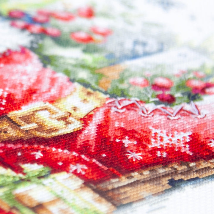 A Cherished Tradition Counted Cross Stitch Kit by Magic Needle 70-40
