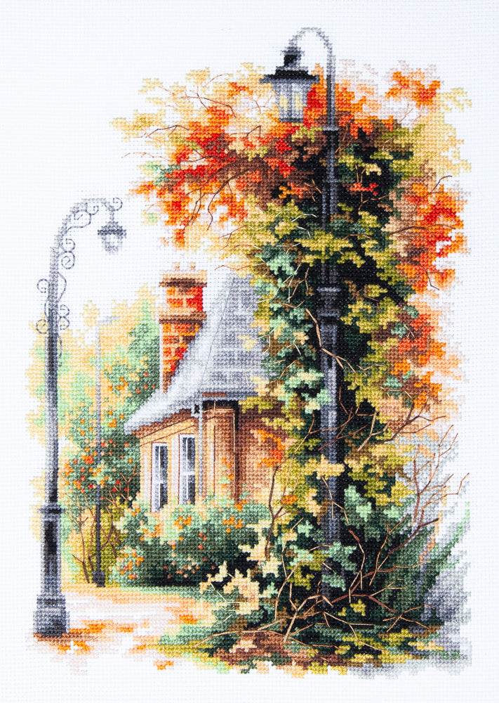 Quiet September Counted Cross Stitch Kit by Magic Needle 70-41