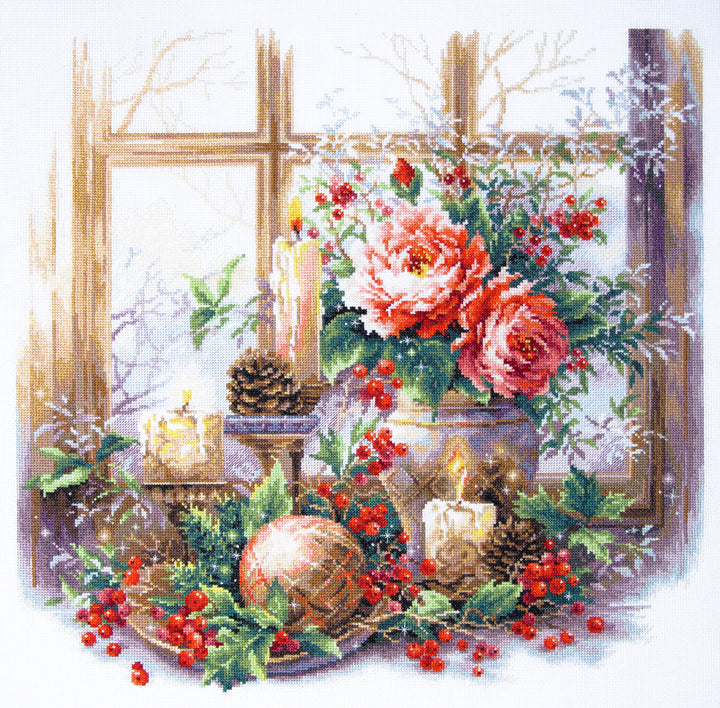 The Luxury of Winter Evenings Counted Cross Stitch Kit by Magic Needle 70-46