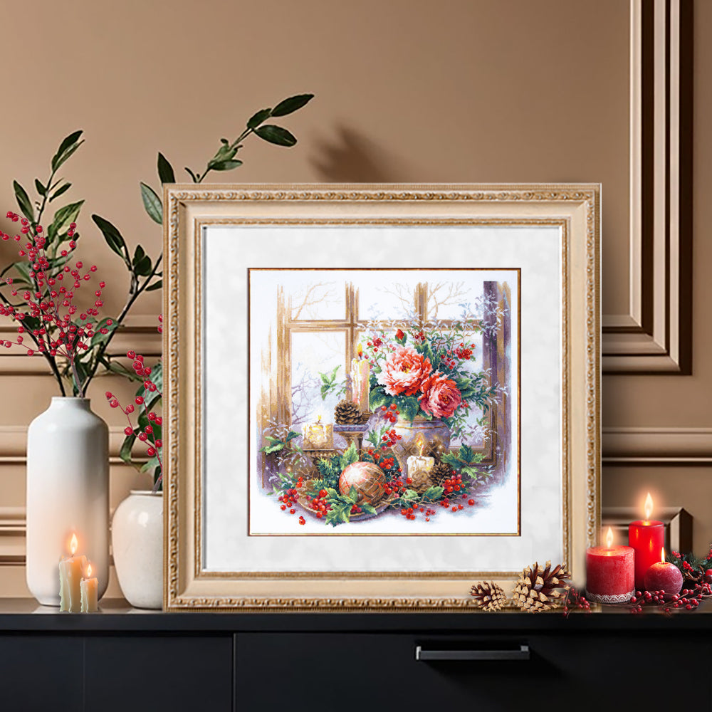 The Luxury of Winter Evenings Counted Cross Stitch Kit by Magic Needle 70-46