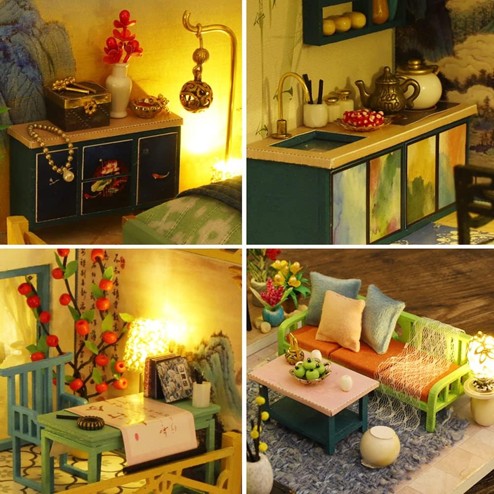 Miniature Wizardi Roombox Kit - Japanese Decoration Dollhouse Kit