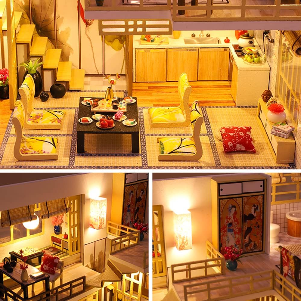 Miniature Wizardi Roombox Kit - Japanese Flat Dollhouse Kit